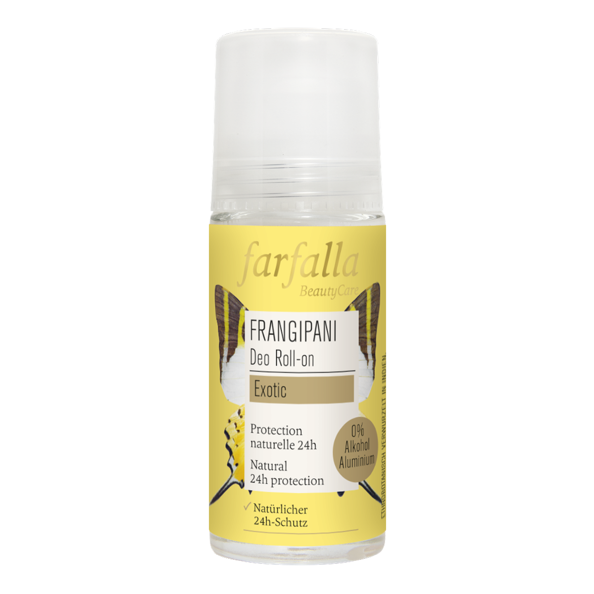 FARFALLA Blumig Deo Roll-on Frangipani 50 ml FARFALLA Blumig Deo Roll-on Frangipani 50 ml