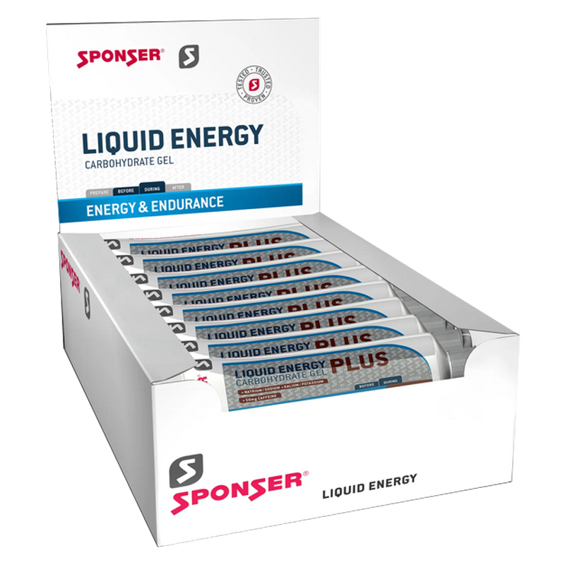 Sponser Display Liquid Energy Plus Cola-Lemon 18 x 70 g