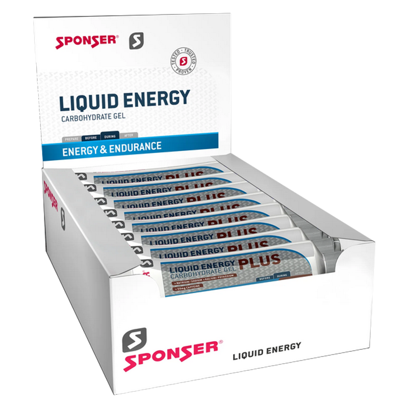 Sponser Display Liquid Energy Plus Cola Lemon 18 x 70 g
