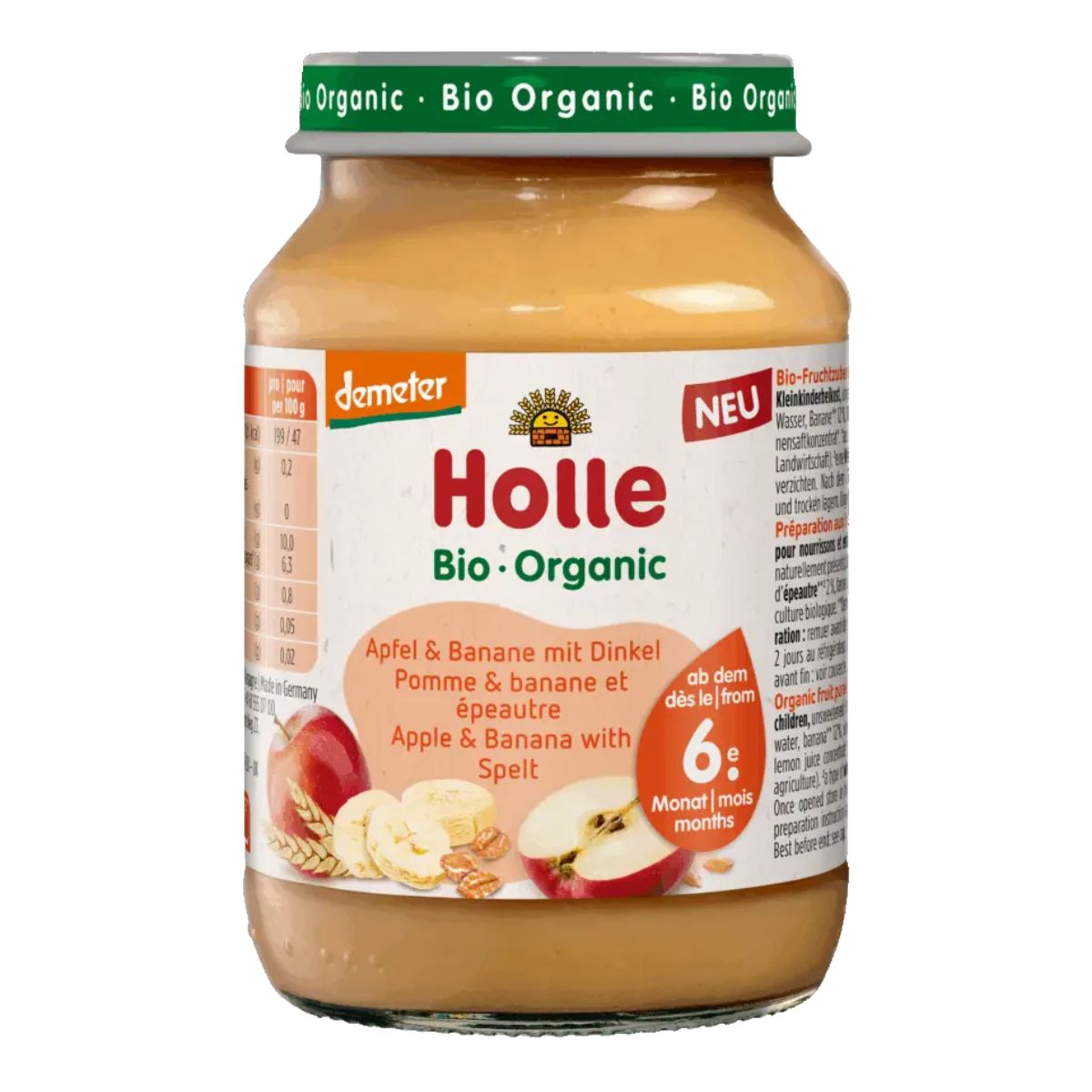Holle Apfel & Banane mit Dinkel 190 g