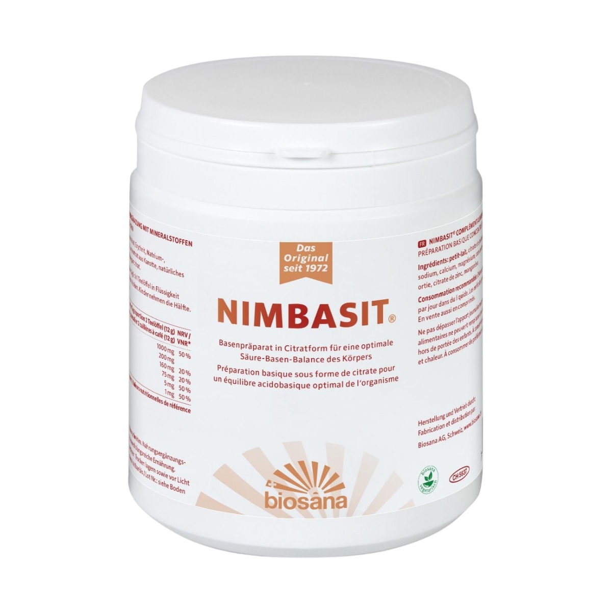 Biosana Nimbasit Mineralsalz Pulver 600 g