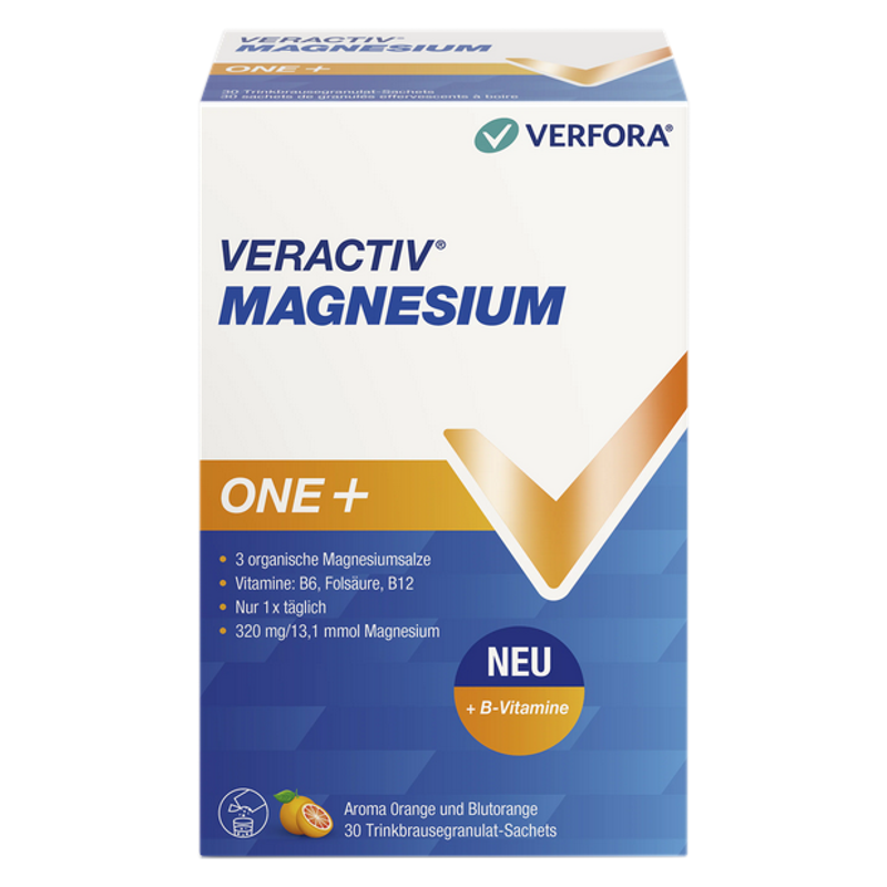 Veractiv Magnesium One+ Brausegranulat 30 Beutel Veractiv Magnesium One+ Brausegranulat 30 Beutel