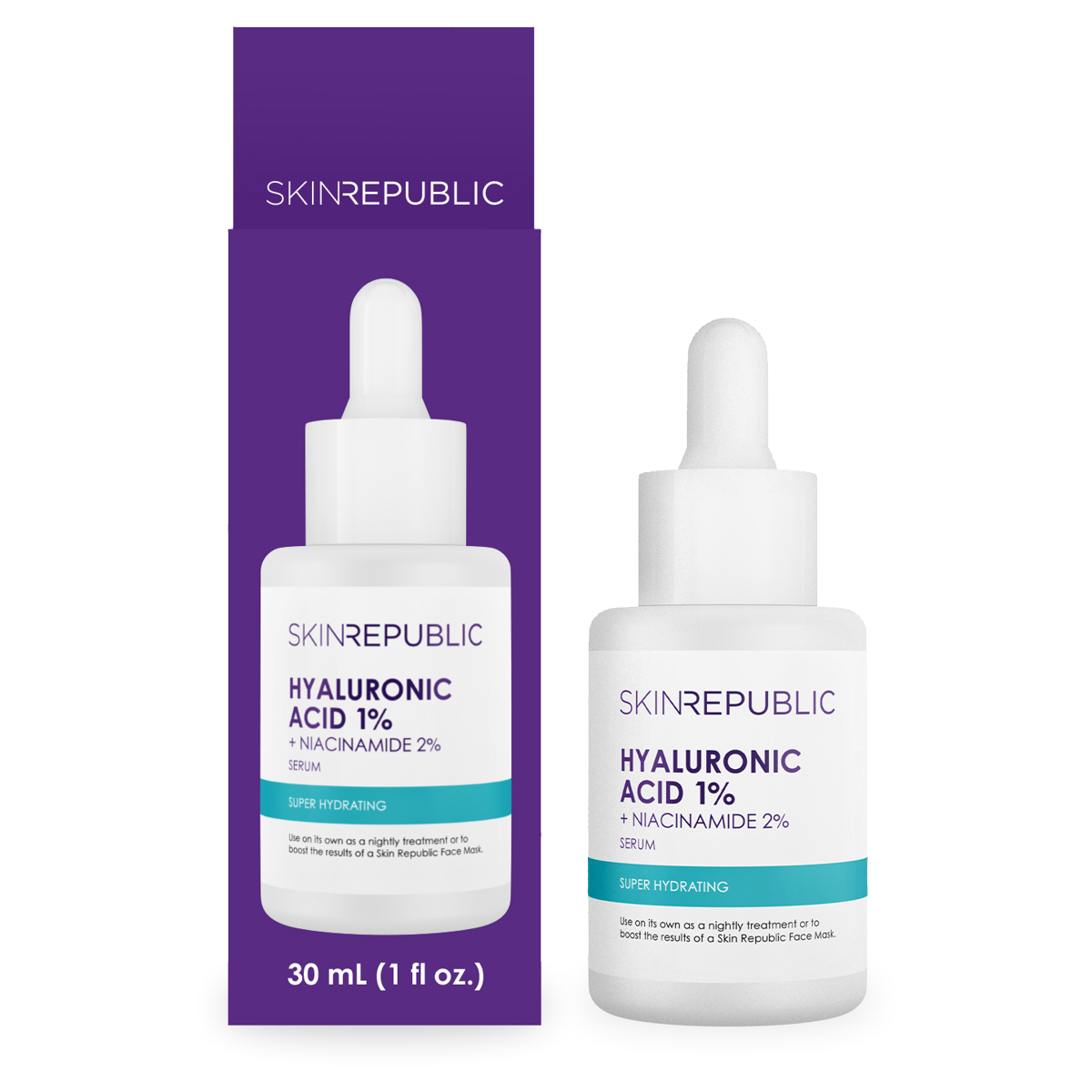Skin Republic Hyaluronic Acid 1% Serum Flasche 30 ml