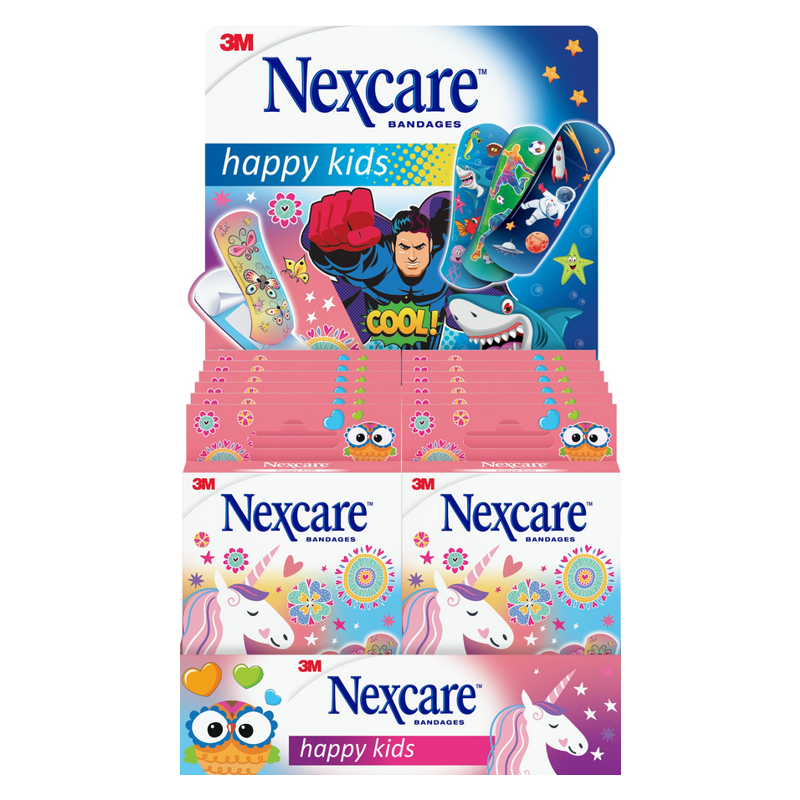 3M Nexcare Kinderpflaster Happy Kids Magic 12 Stück
