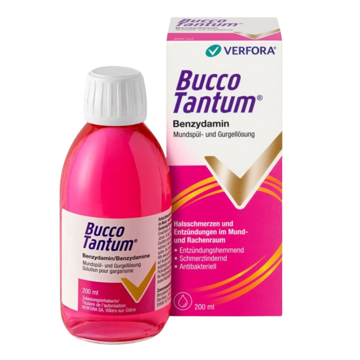 Bucco Tantum Mundspül- und Grugellösung 200 ml