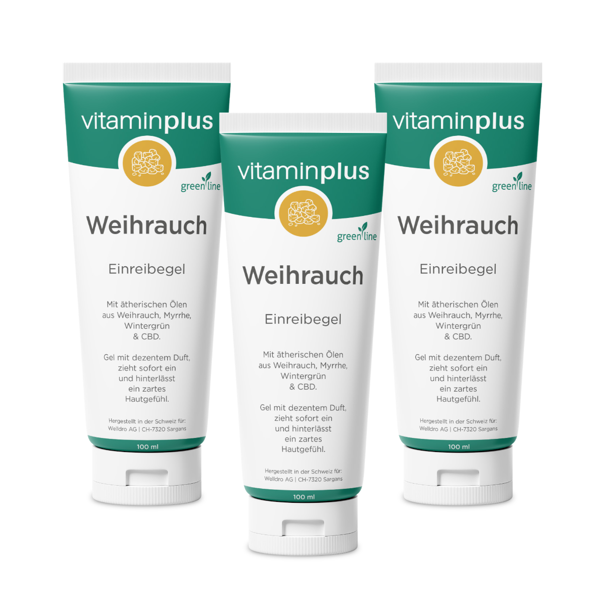 Vitaminplus Weihrauch Gel 3x 100 ml
