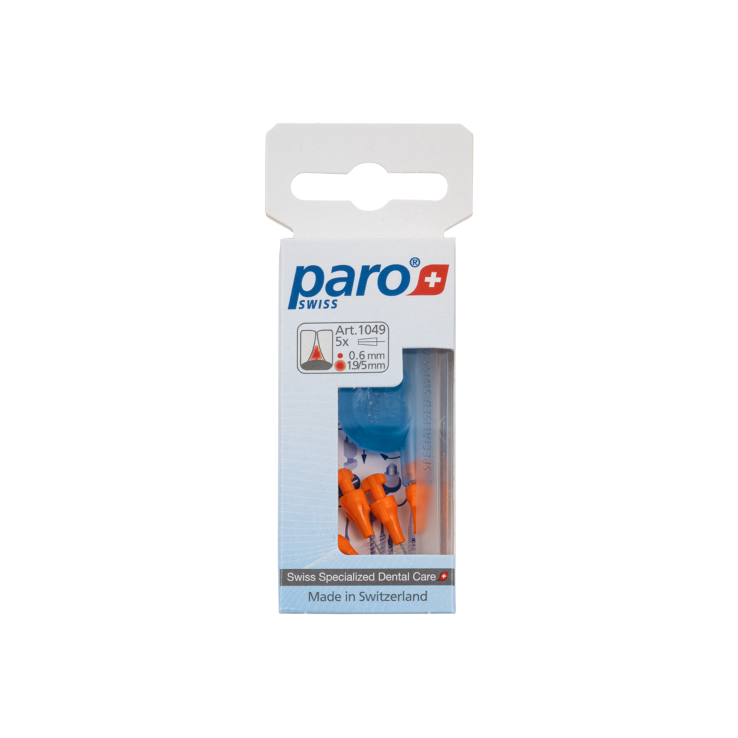 Paro Isola F 1,9/5mm x-fein orange konisch 5 Stück