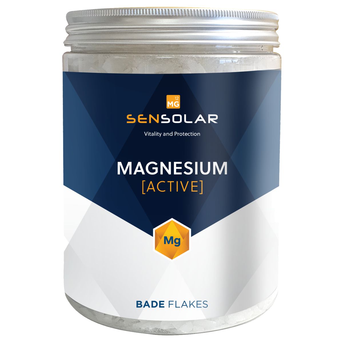 Sensolar Magnesium Active Bade Flakes 800 g Sensolar Magnesium Active Bade Flakes 800 g