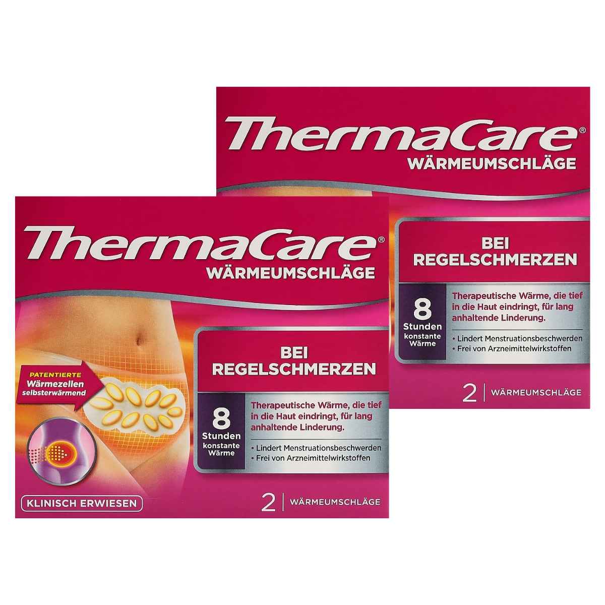 Thermacare Patch contre les douleurs menstruelles 2 x 2 pièces Thermacare Patch contre les douleurs menstruelles 2 x 2 pièces