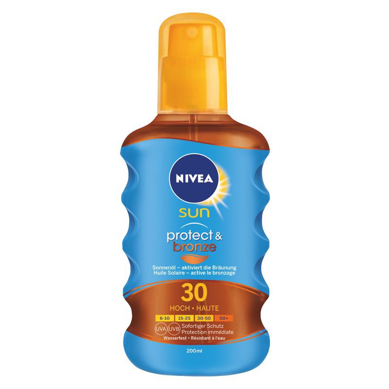 Nivea Sun Protect + Bronze Sonnenöl LSF 30 200 ml Nivea Sun Protect + Bronze Sonnenöl LSF 30 200 ml
