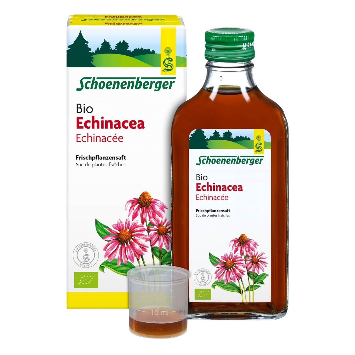 Schoenenberger Jus de plantes fraîches d'échinacée bio 200 ml
