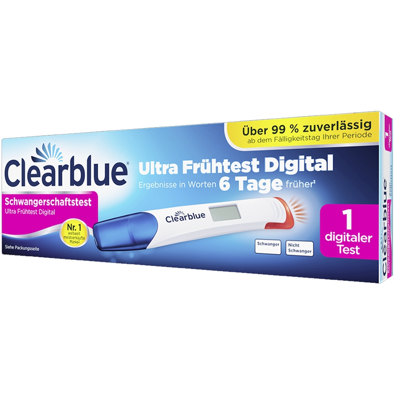 CLEARBLUE Ultra Schwangerschaftstest früh digital CLEARBLUE Ultra Schwangerschaftstest früh digital