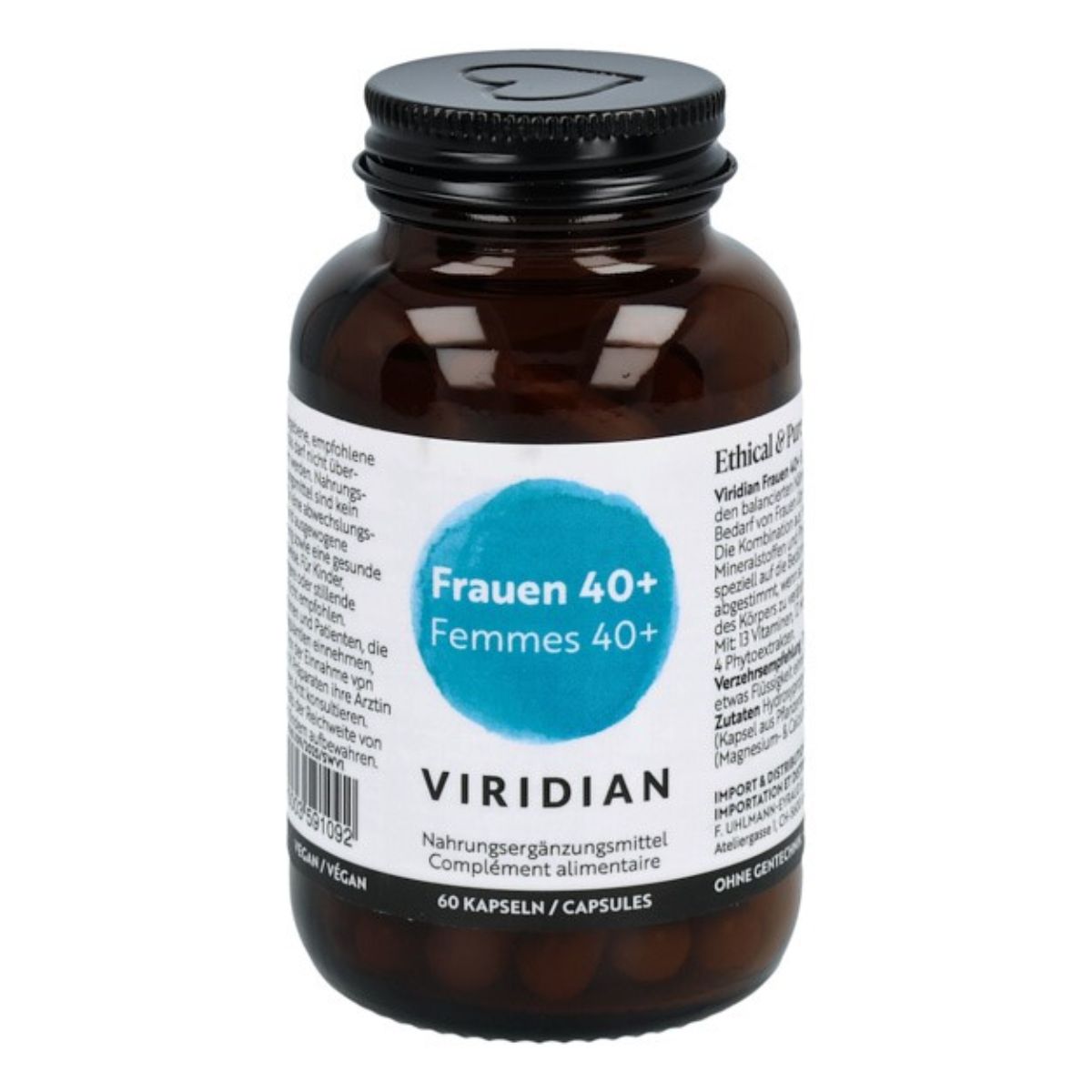 Viridian Frauen 40+ Multivitamin Kapseln 60 Stück