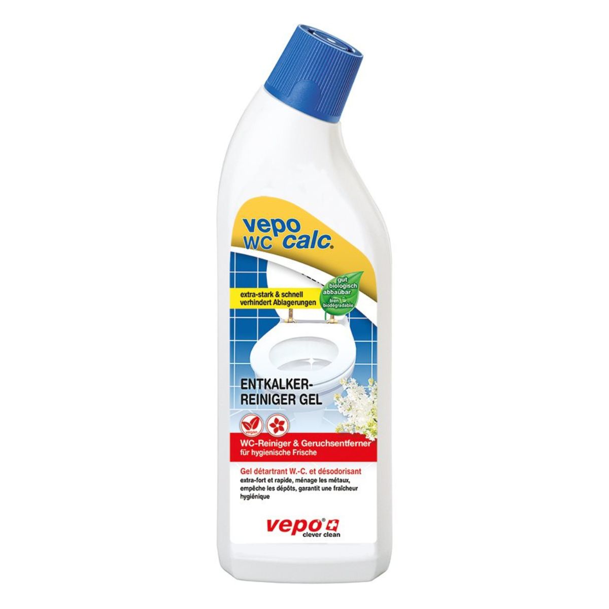 Vepocalc WC Entkalker-Reiniger Gel 750 ml