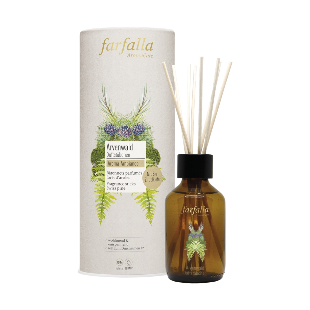 FARFALLA Duftstabchen Arfenwald 150 ml FARFALLA Duftstäbchen Arvenwald 150 ml