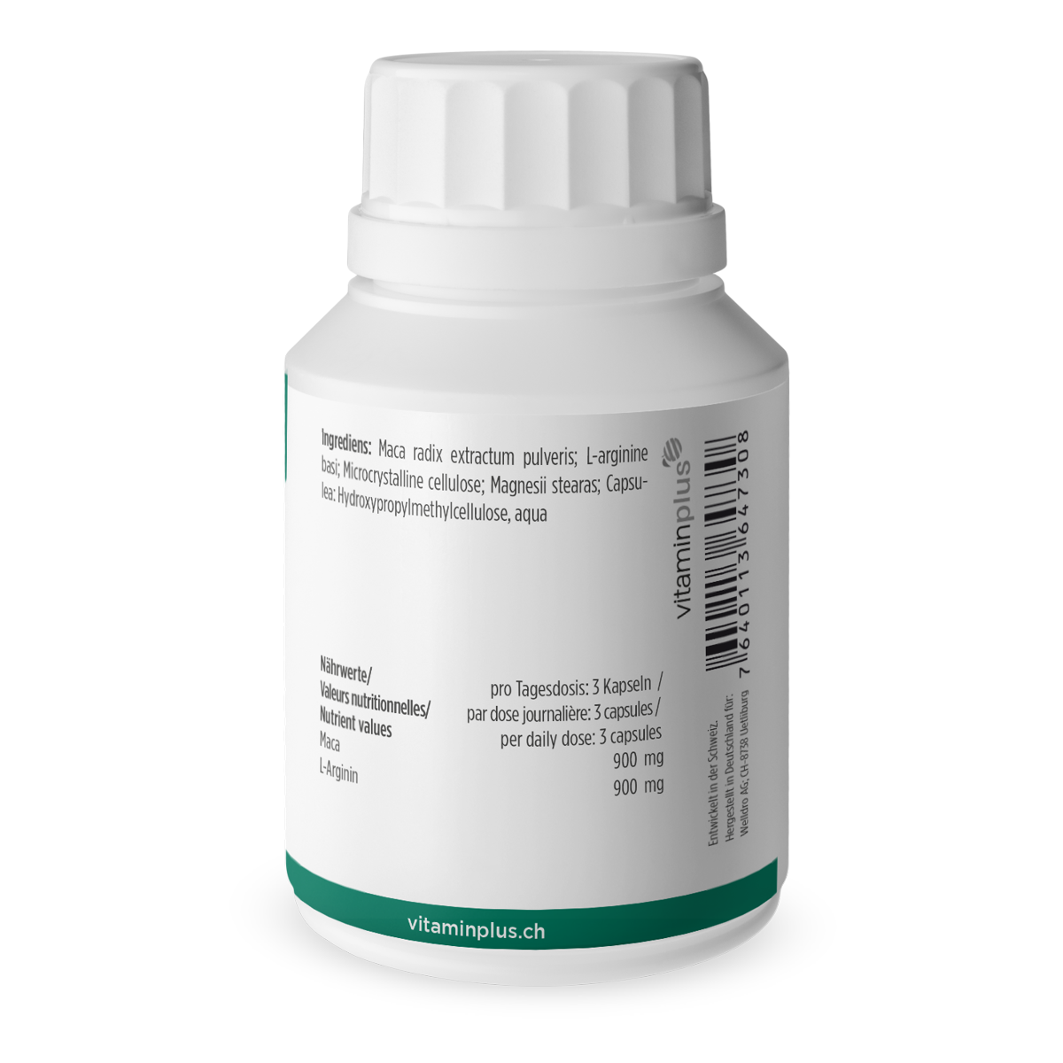 Vitaminplus Maca & L-Arginin Kapseln 90 Stück Vitaminplus Maca & L-Arginin Kapseln 90 Stück
