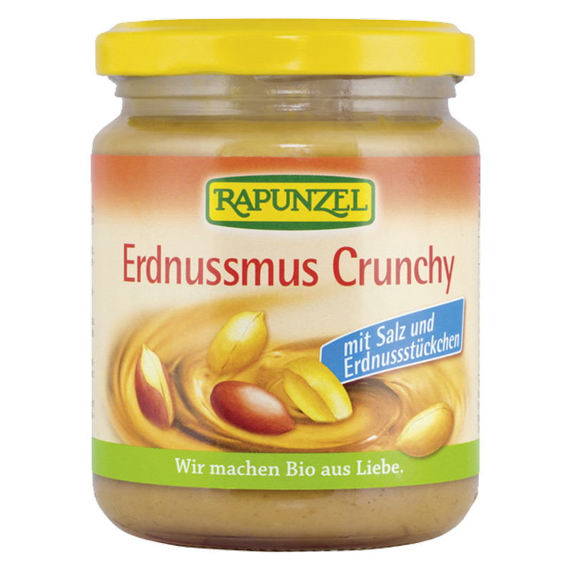 Rapunzel Erdnussmus Crunchy mit Salz 250 g Rapunzel Erdnussmus Crunchy mit Salz 250 g