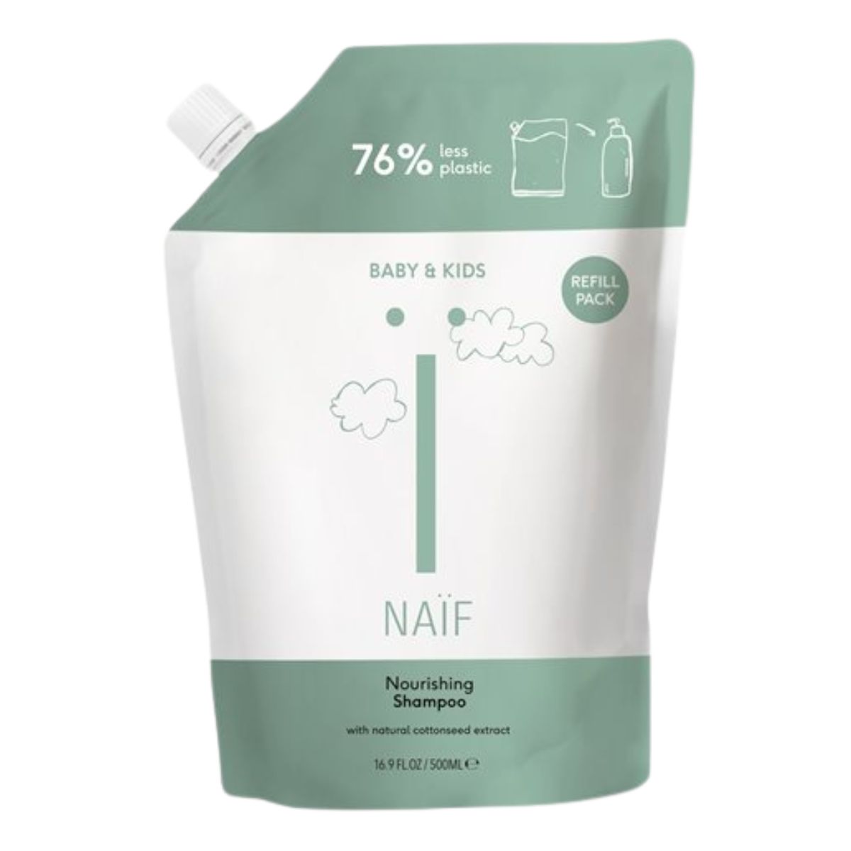 Image of Naif Baby & Kids pflegendes Shampoo 500 ml Refill