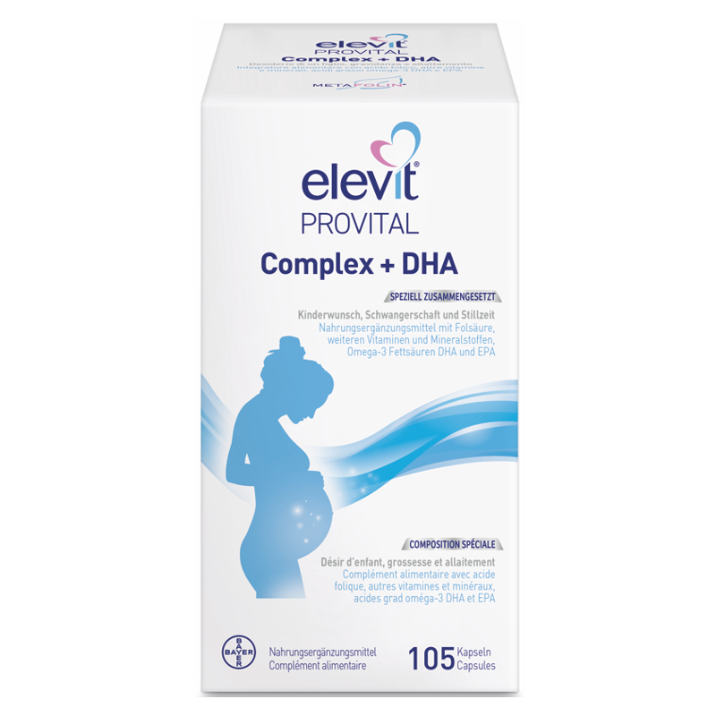 Elevit Provital Complex + DHA Kapseln 105 Stück Elevit Provital Complex + DHA Kapseln 105 Stück