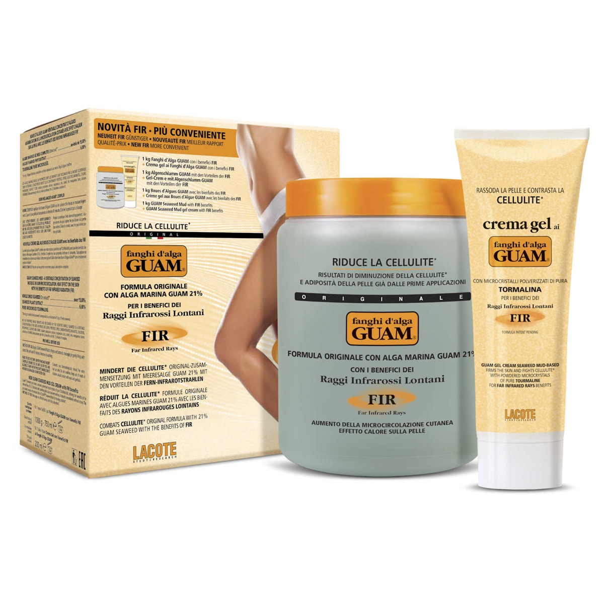 Guam Algenfango classic Kurpackung 1 kg + Gel Guam Algenfango classic Kurpackung 1 kg + Gel