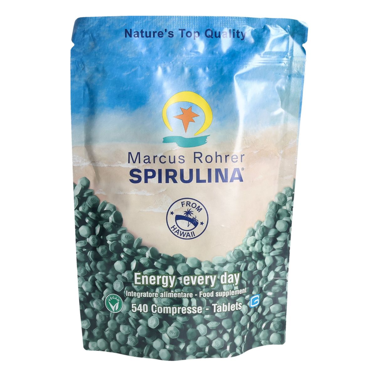 Marcus Rohrer Spirulina Tabletten Refillbeutel 540 Stück