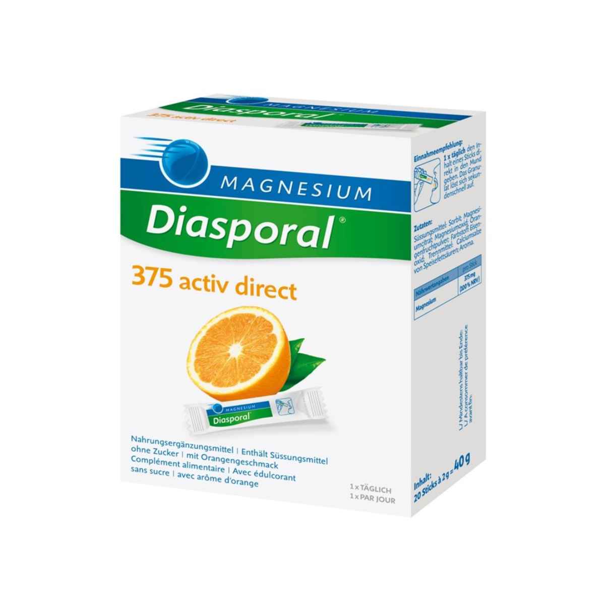 MAGNESIUM Diasporal Activ Direct orange 20 Stück MAGNESIUM Diasporal Activ Direct orange 20 Stück