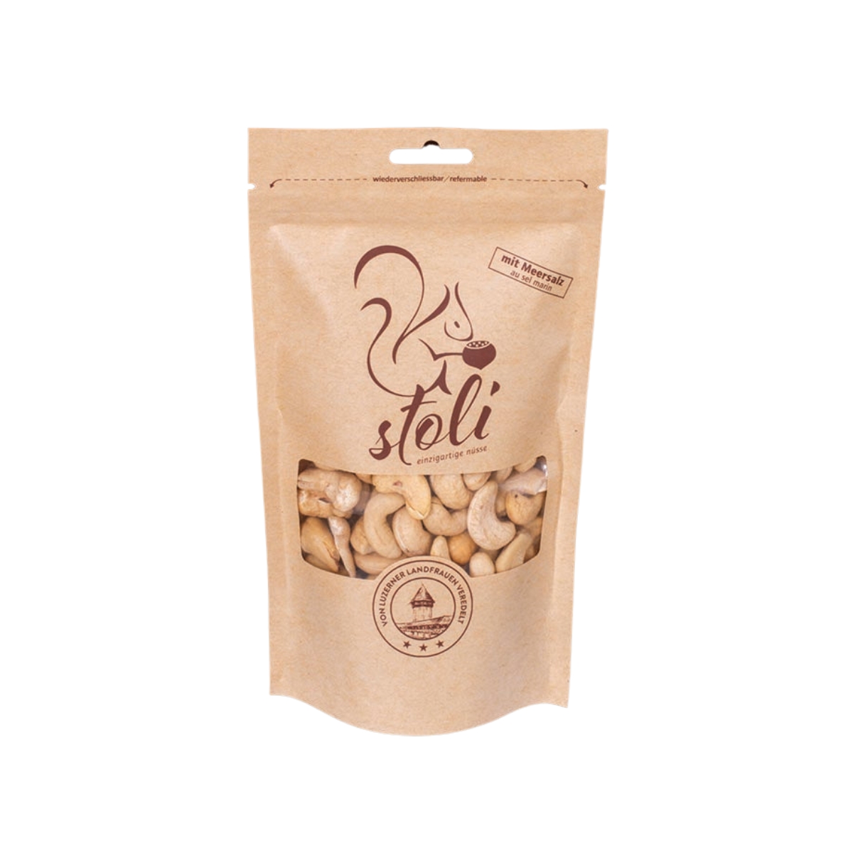 Image of Stoli Cashewnüsse mit Meersalz 185 g