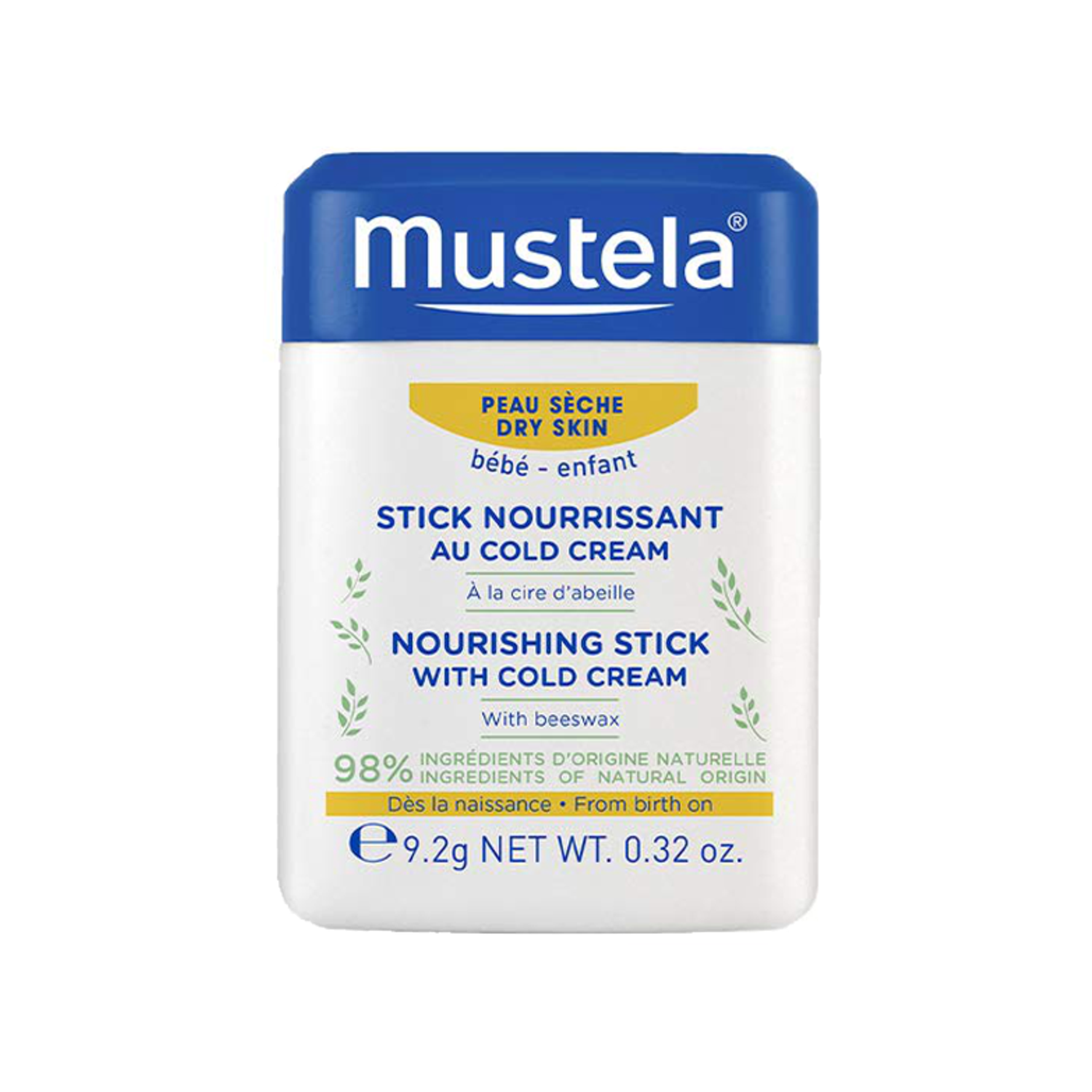 Mustela nährender Stick mit Cold Cream 10g Mustela nährender Stick mit Cold Cream 10g