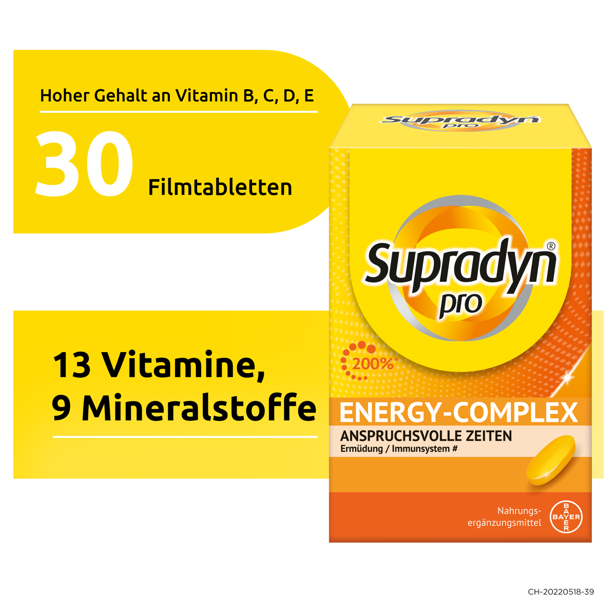 Supradyn pro energy-complex Filmtabletten Dose 30 Stück Supradyn pro energy-complex Filmtabletten Dose 30 Stück