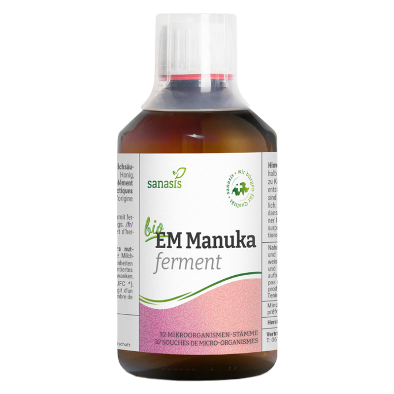 Sanasis EM Manuka Ferment Bio 250 ml Sanasis EM Manuka Ferment Bio 250 ml