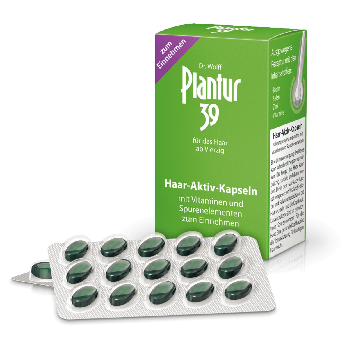 Plantur 39 Haar-Aktiv-Kapseln 60 Stück Plantur 39 Haar-Aktiv-Kapseln 60 Stück