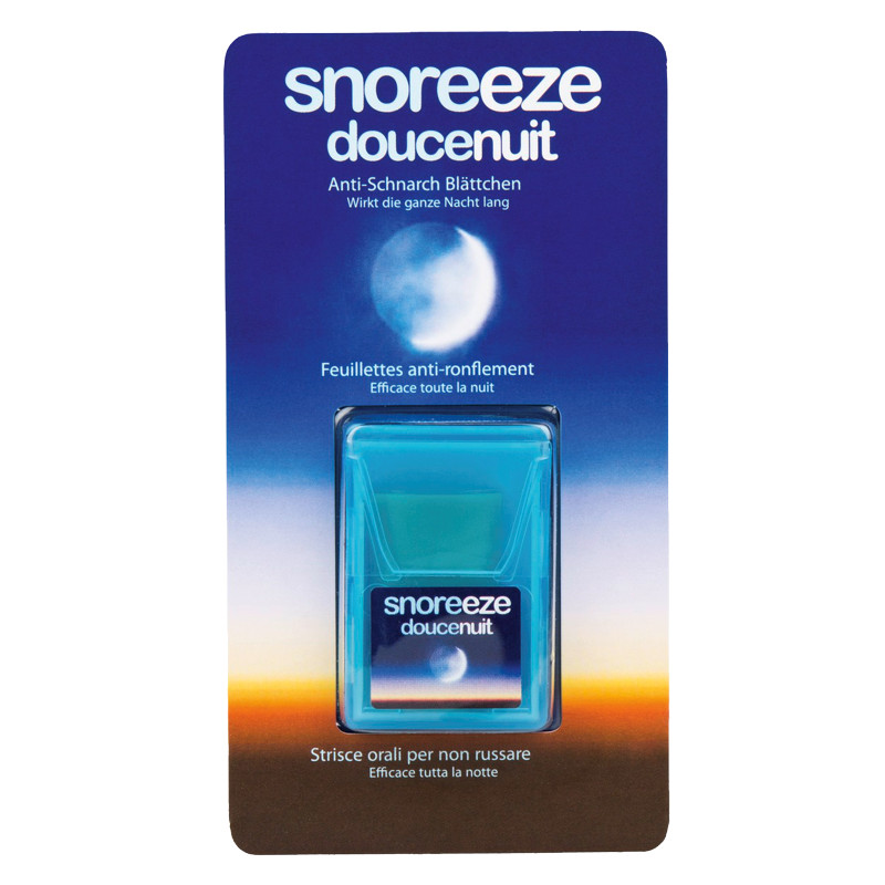SNOREEZE doucenuit Anti-Schnarch Blättchen 14 Stück