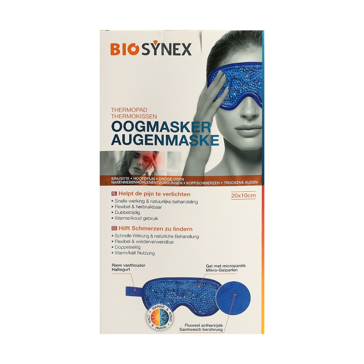 Biosynex Kalt Warm Kompresse Augenmaske