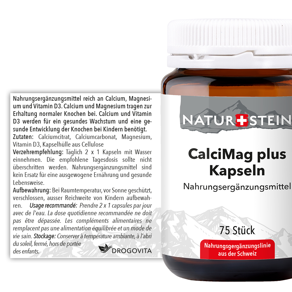 Naturstein Calci/Mag plus Kapseln 75 Stück Naturstein Calci/Mag plus Kapseln 75 Stück