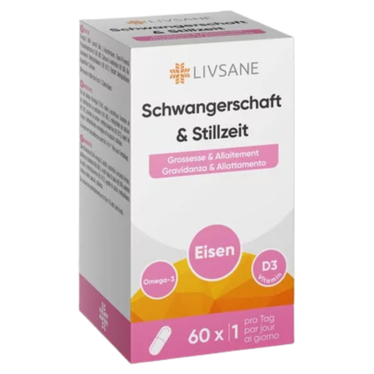 Livsane Schwangerschaft & Stillzeit Kapseln 60 Stück