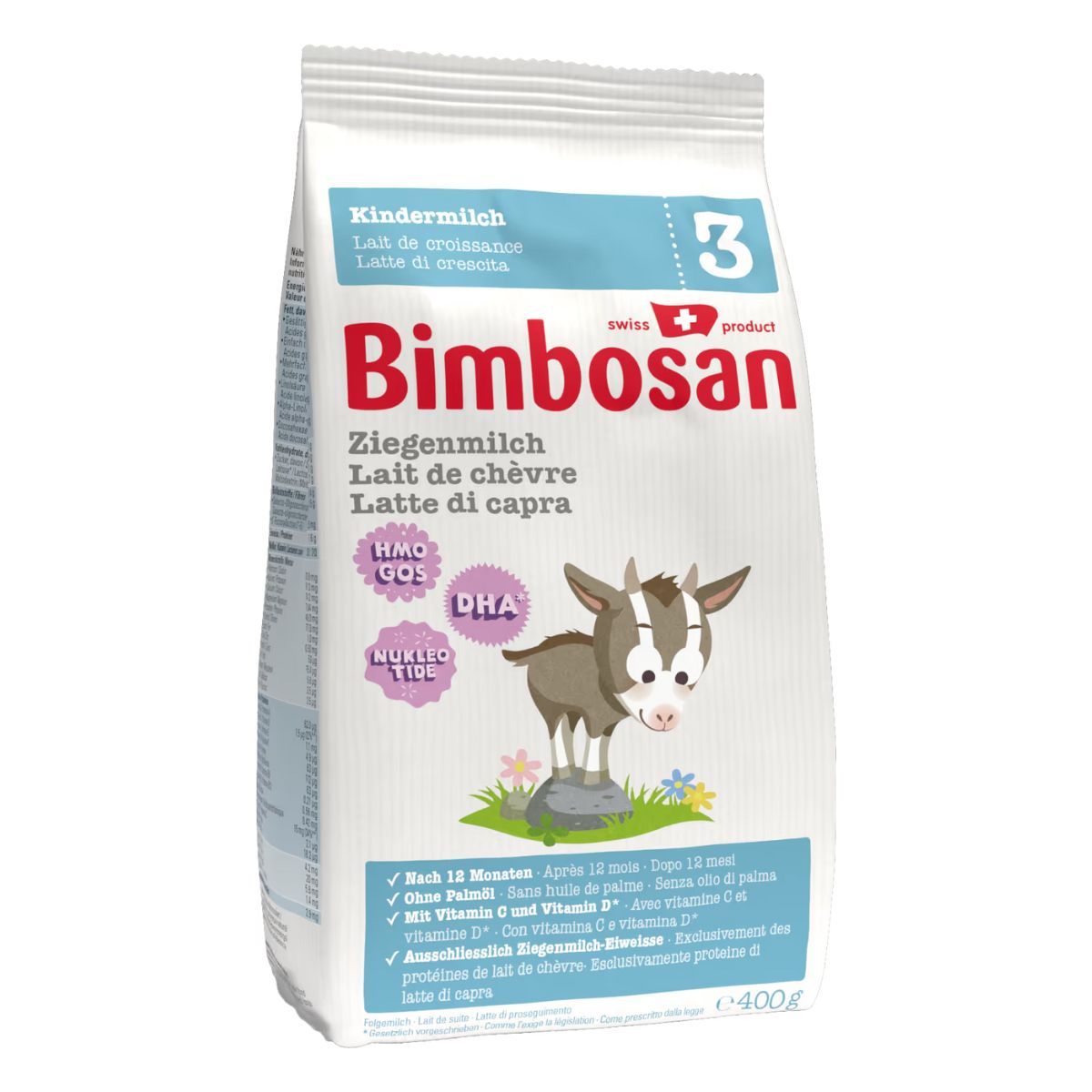 Bimbosan Ziegenmilch 3 Kinder refill Beutel 400 g