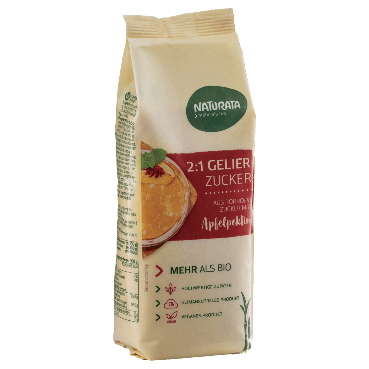 Naturata Gelierzucker 2:1 Beutel 500 g Naturata Gelierzucker 2:1 Beutel 500 g