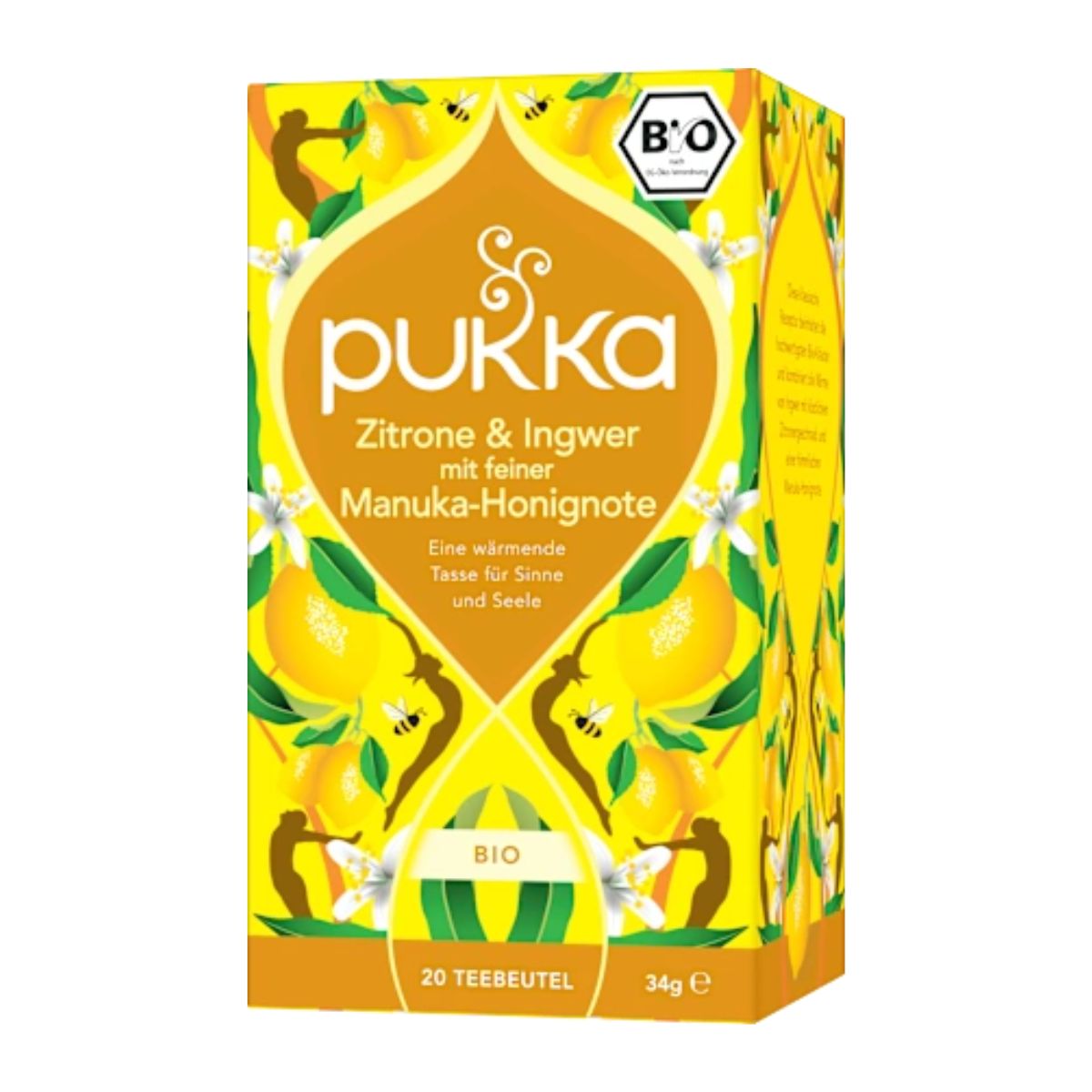 PUKKA Zitrone, Ingwer & Manuka-Honig Tee Bio 20 Beutel