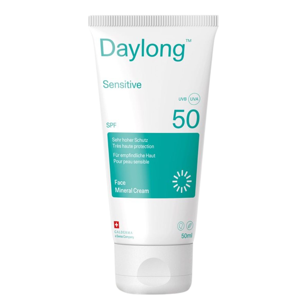Daylong Sun Allergic & Hypersensitive Sensitive Face Mineral Cream SPF 50 50 ml