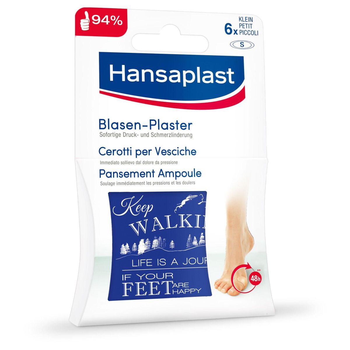Hansaplast Footcare Blasen Pflaster klein 6 Stück Hansaplast Footcare Blasen Pflaster klein 6 Stück