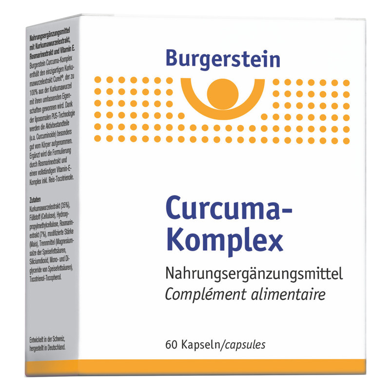 Burgerstein Curcuma-Komplex Kapseln Blister 60 Stück Burgerstein Curcuma-Komplex Kapseln Blister 60 Stück