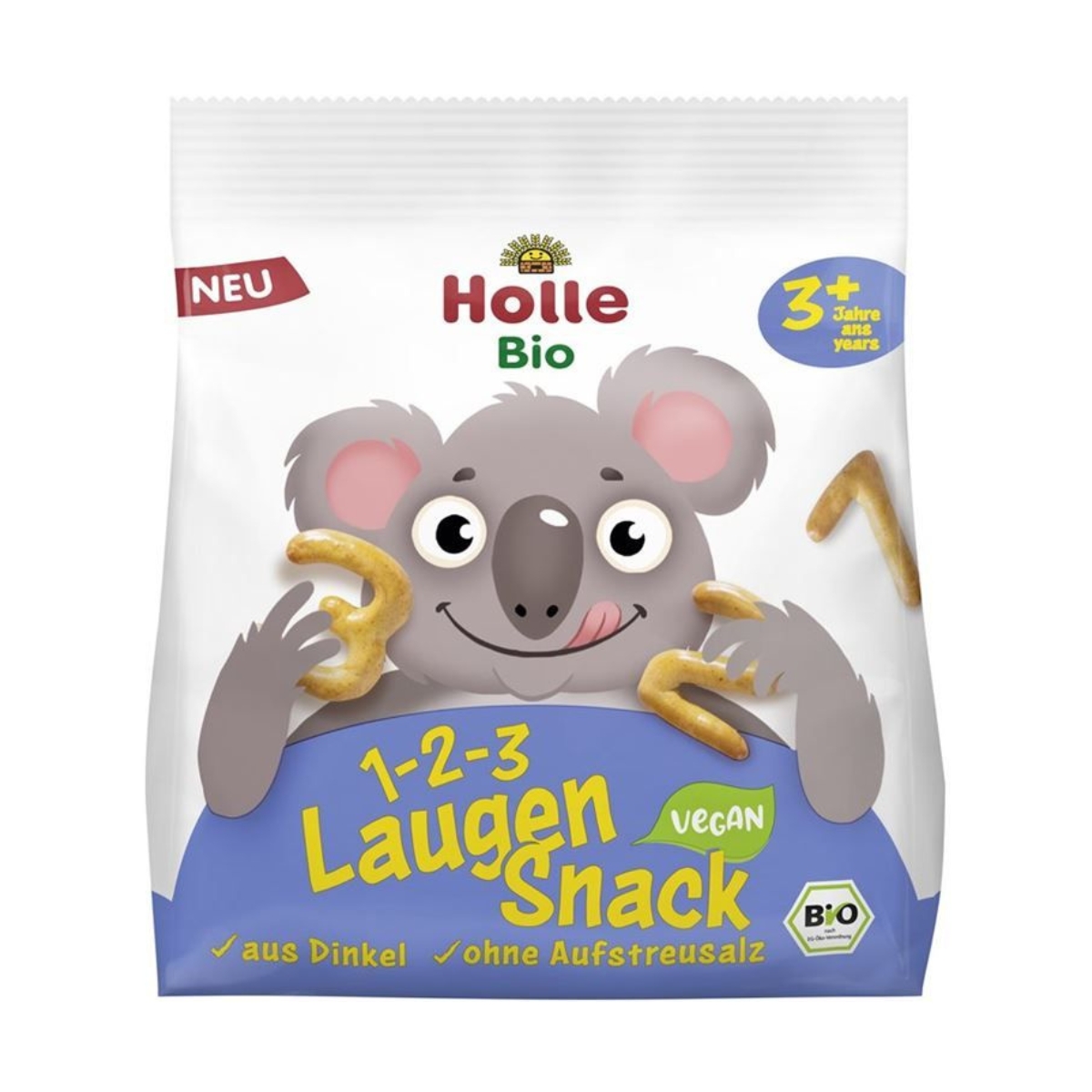 Holle Bio 1-2-3 Snack à la soude 80 g Holle Bio 1-2-3 Snack à la soude 80 g