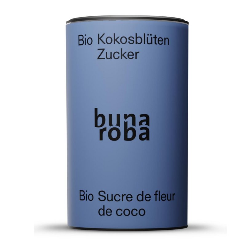 Bunaroba Kokosblüten Zucker Dose 450 g Bunaroba Kokosblüten Zucker Dose 450 g