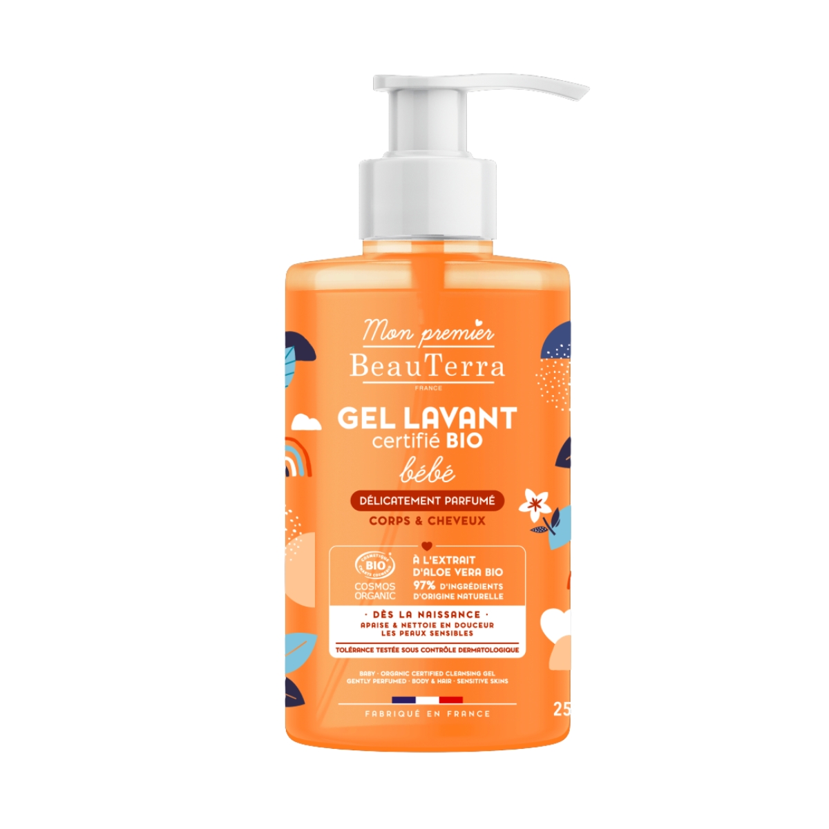 BeauTerra Baby Gel douche bio 750 ml BeauTerra Baby Gel douche bio 750 ml