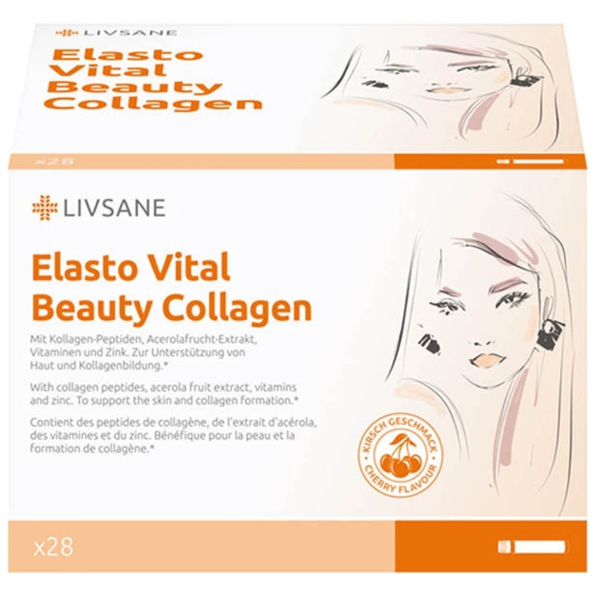 Livsane Elasto Vital Beauty Collagen Ampullen 28 Stück Livsane Elasto Vital Beauty Collagen Ampullen 28 Stück