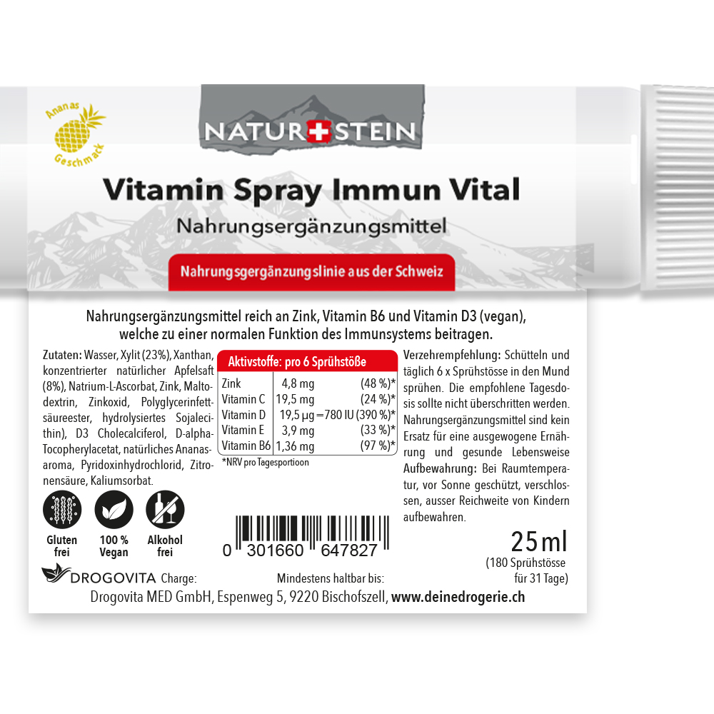 NATURSTEIN Vitamin Immun Vital Spray 25 ml