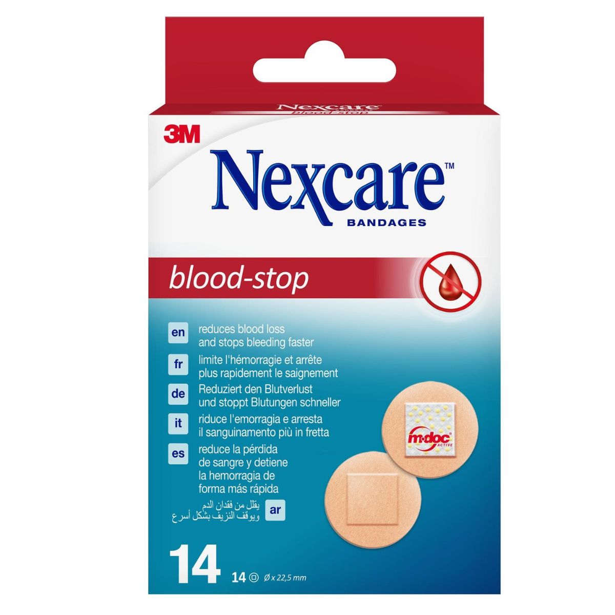 3M NEXCARE Pflaster Blood-Stop rund 14 Stück