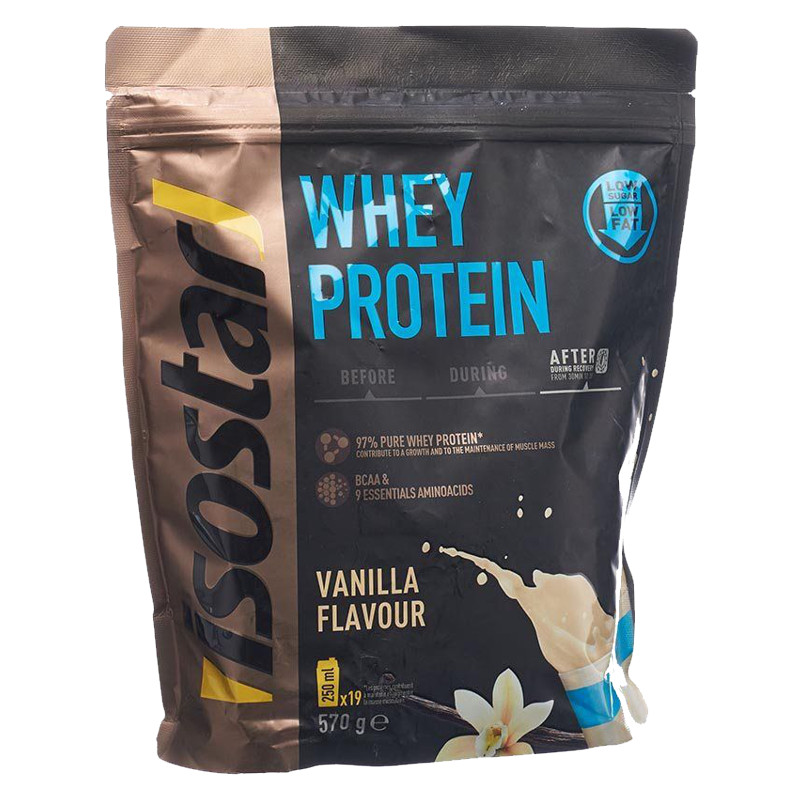 ISOSTAR Whey Protein Pulver Beutel Vanille 570 g ISOSTAR Whey Protein Pulver Beutel Vanille 570 g