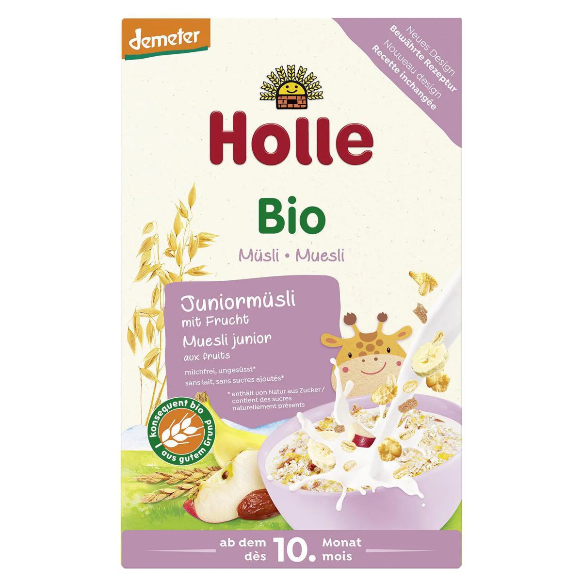 Holle Bio-Juniormüsli Mehrkorn mit Frucht 250 g Holle Bio-Juniormüsli Mehrkorn mit Frucht 250 g