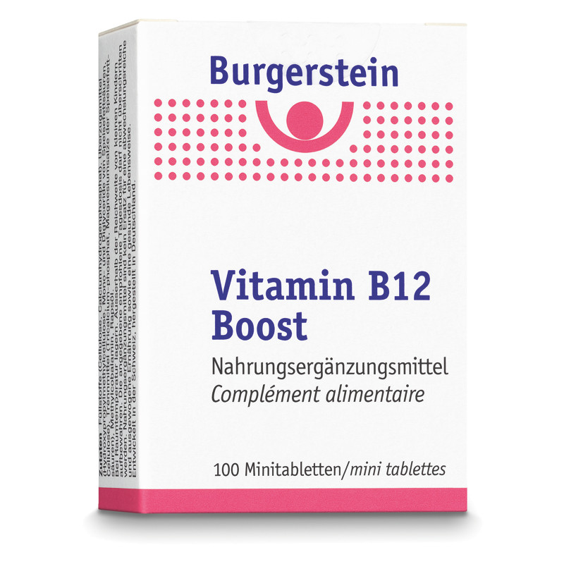 Burgerstein Vitamin B12 Boost Minitabletten 100 Stück Burgerstein Vitamin B12 Boost Minitabletten 100 Stück